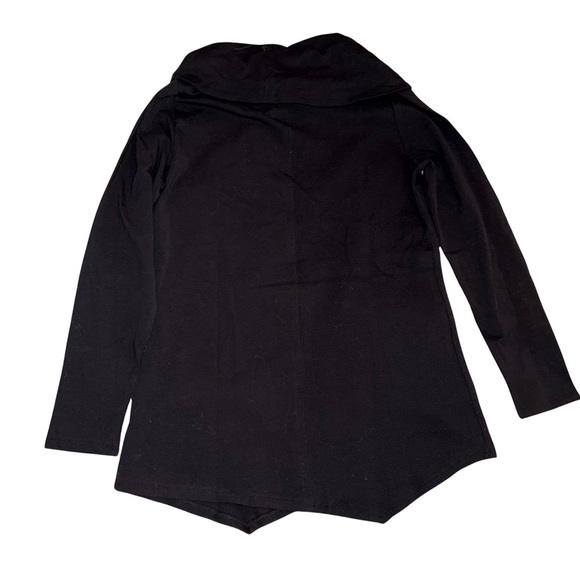 Neon Buddha Black Multi-Textured Cowl Neck Tunic with Functioning Pocket… - Picture 8 of 8